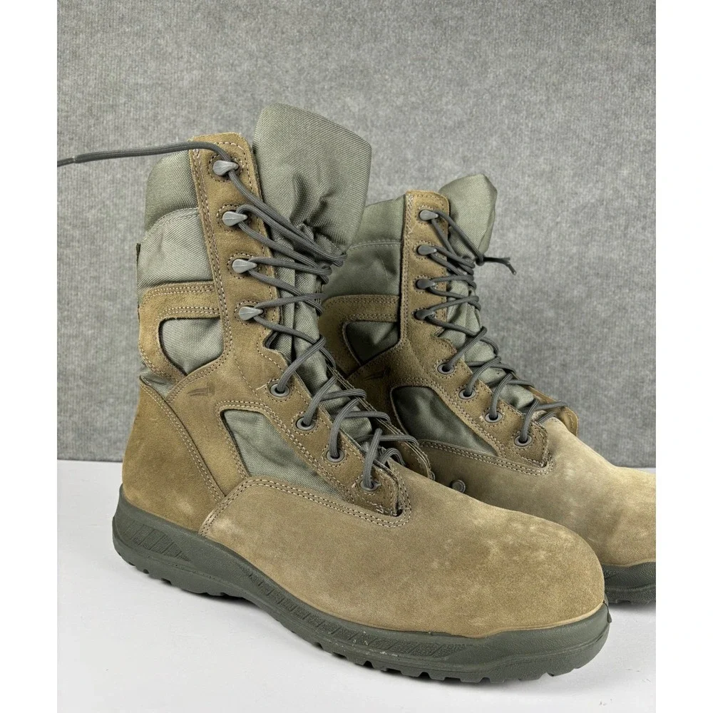 Belleville 610ST‎ Steel Toe Tactical Military Boots 14.5 W Coyote Brown USAF